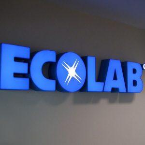 Litery przestrzenne z PCW i plexi